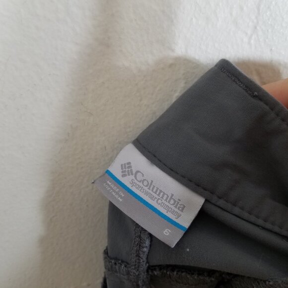 Columbia Capri Pants Stretch Grey Size 6 - Picture 6 of 7